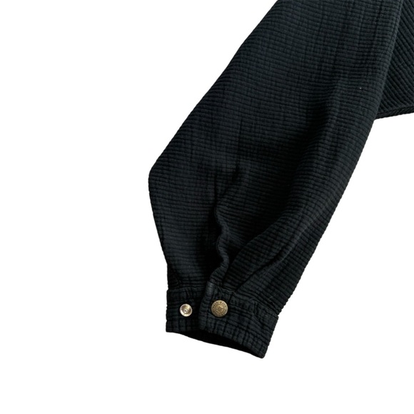 Ezze wear Cord cotton collection shirt jacket ribbed size XXL black button down - Picture 6 of 6